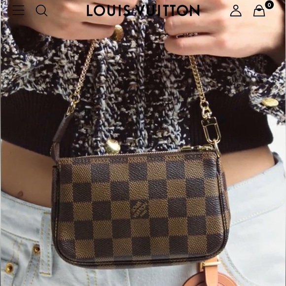 Louis Vuitton Mini Pochette - Damier Ebene - Picture 12 of 12